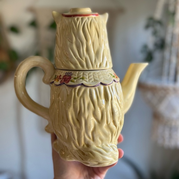 Vintage Puss ’n Boots Cat Teapot – Tea Time Classics by Jomaz – 9” Tall - Picture 6 of 11